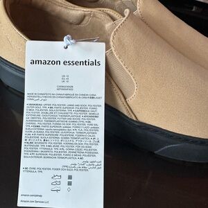 Amazon Essentials Men's Beige Slip-On Loafers